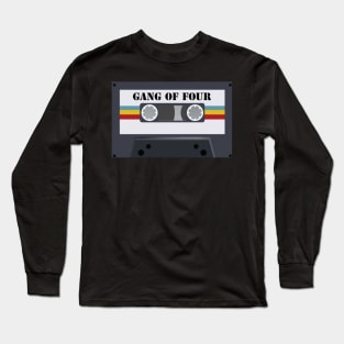 Gang of Four / Cassette Tape Style Long Sleeve T-Shirt